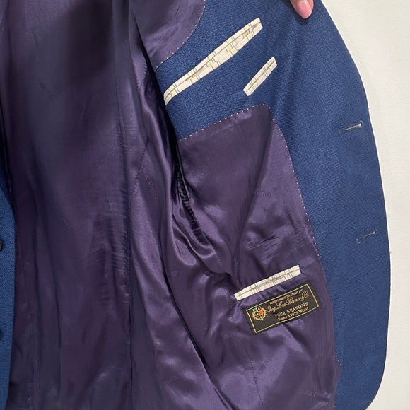 Classic Blue Men's Blazer Jack Victor - Picture 4 of 6